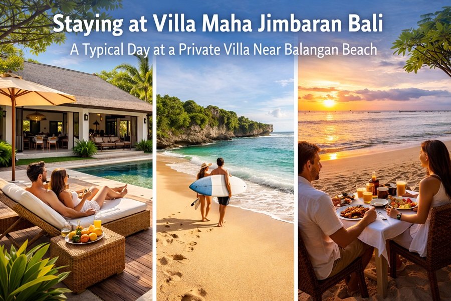 Staying at Villa Maha Jimbaran Bali: A Typical Day in a Private Villa Near Balangan Beach